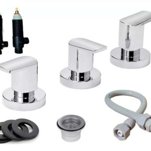 Griferia Bidet Cierre Ceramico Hydros Viva Nova 404211 Cromo