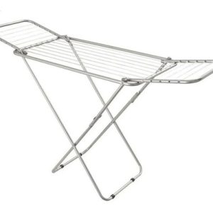 Tender Ropa Pie C/ Alas Reforzado Plegable Grande Aluminio
