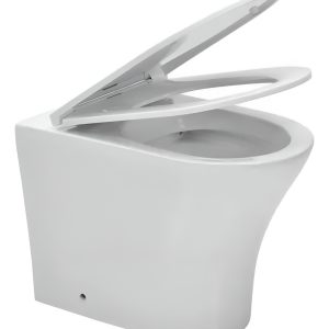 Inodoro Corto Abruzzo B0701 Con Asiento Sof Close Piazza