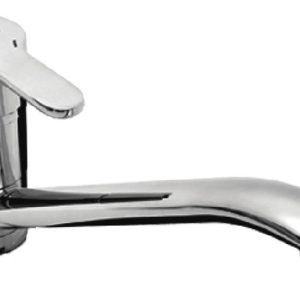 Griferia Cocina Mesada Monocomando Piazza 10012 Emblem 40mm Cromado