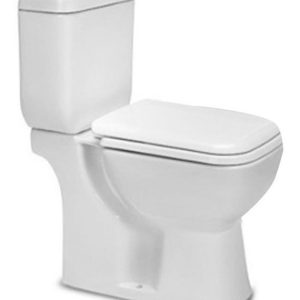 Inodoro Largo Piazza Deposito Dual Tapa Suave Premium Amalfi Color Blanco
