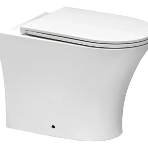 Inodoro Corto Con Asiento Abruzzo Loza Piazza B0701