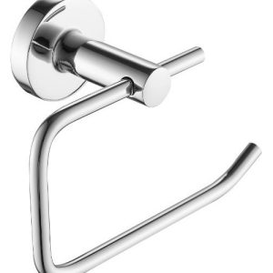Porta Rollo Papel Baño Accesorio Metal Piazza Acero 73223 Color Cromado