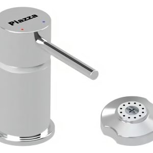 Griferia Sensus Bidet Transf En Lluvia Cromo 10824 Piazza Acabado Cromado Color Plateado