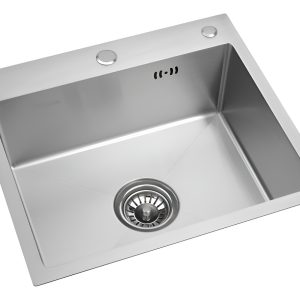 Bacha De Cocina Simple Acero Inox Piazza Luxe 50x45x18cm Col