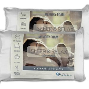 Combo X4 Almohadas 70x35 Inteligente Viscoelastica Con Funda