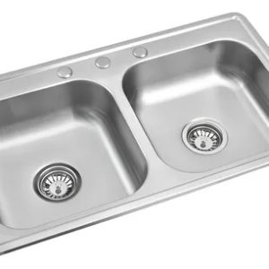 Pileta De Cocina Bacha Doble Acero Piazza K8348