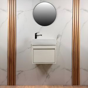 Vanitory Colgante Mini Mdf Bacha Piazza Griferia Hydros